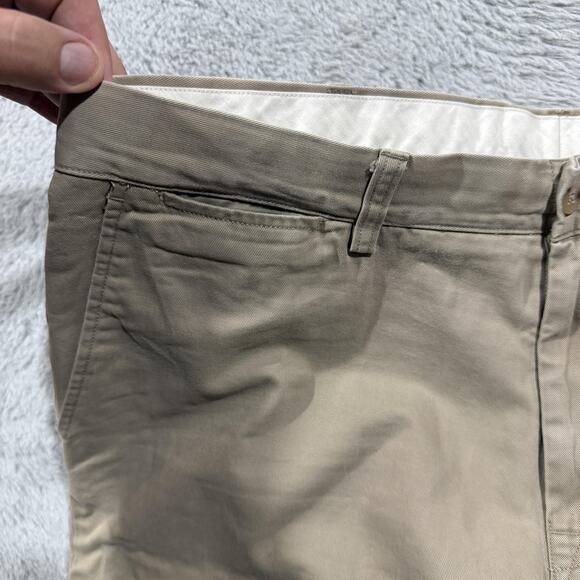 Polo Ralph Lauren Pants Mens 38x32 Khaki Classic Fit Chinos Casual Dress Cotton - Picture 5 of 10